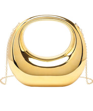 Load image into Gallery viewer, Moon Shape Glossy Purse