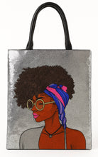 Load image into Gallery viewer, Sassy Sequence Tote Bag