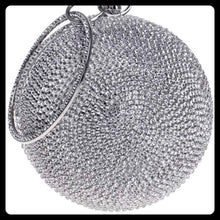 Load image into Gallery viewer, Bling Round Shape Ball Purse