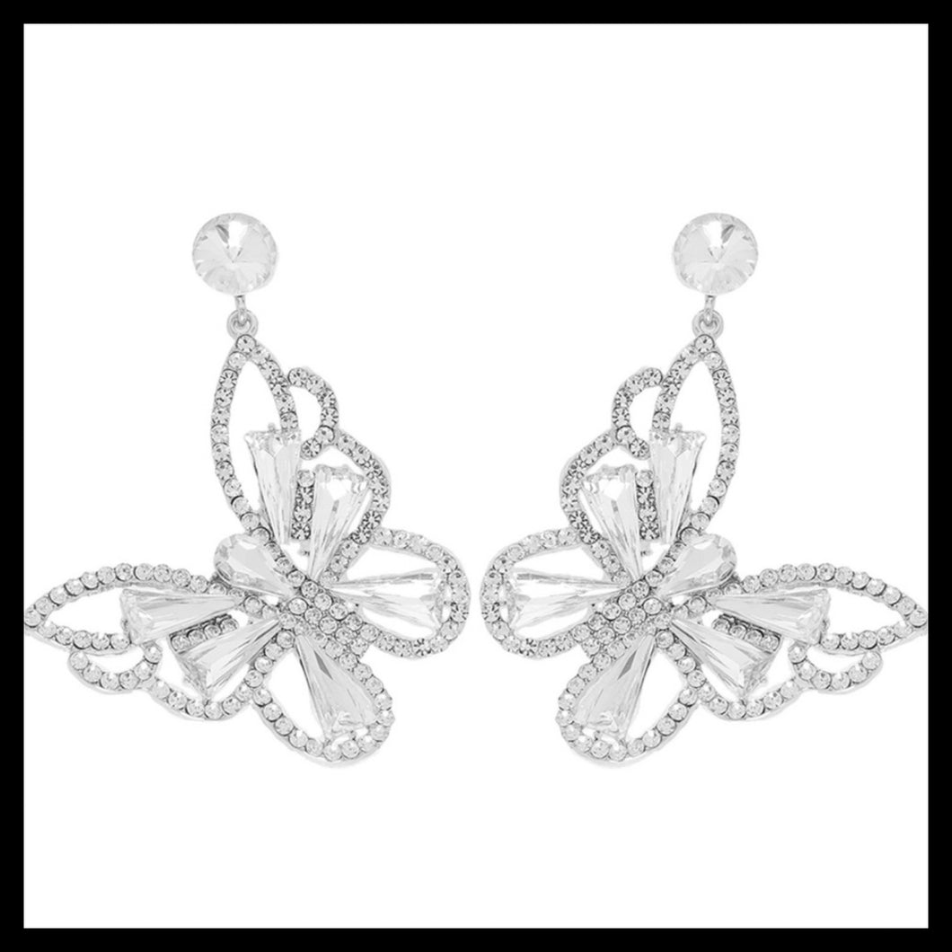 Butterfly Bling Earrings