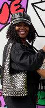 Load image into Gallery viewer, Studded Black Hobo Bag
