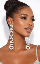 Load image into Gallery viewer, Shine Into 2026 Drop Earrings

