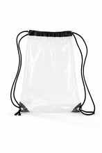 Load image into Gallery viewer, Clear Drawstring Backpack
