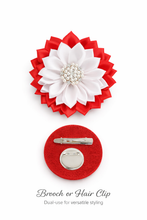Load image into Gallery viewer, Bee Royal Bloom Brooch
