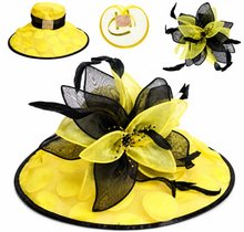 Load image into Gallery viewer, 2 in 1 Sunshine Elegance Fascinator
