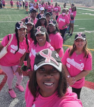 Load image into Gallery viewer, Breast Cancer Ribbon Bling Hat
