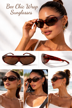 Load image into Gallery viewer, Bee Chic Wrap Around Sunglasses

