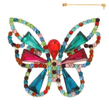 Load image into Gallery viewer, Butterfly Bling Brooch
