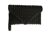 Studded Envelope Clutch Bag