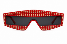Load image into Gallery viewer, Ruby Bling Shield Sunnies
