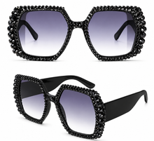 Load image into Gallery viewer, Glam Queen Oversized Sunglasses
