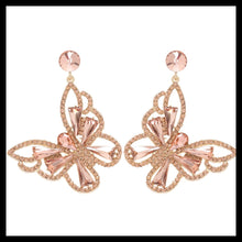 Load image into Gallery viewer, Butterfly Bling Earrings
