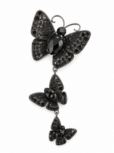 Load image into Gallery viewer, Bee Glittering Butterfly Brooch
