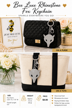Load image into Gallery viewer, Bee Luxe Fox Keychain
