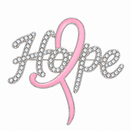 Pink Hope Brooch