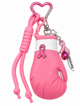 Load image into Gallery viewer, Pink Power Boxing Glove Keychain Pouch
