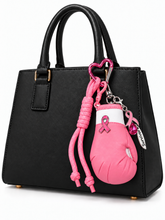 Load image into Gallery viewer, Pink Power Boxing Glove Keychain Pouch
