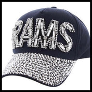 JBC Rams Fashion Bling Baseball Cap
