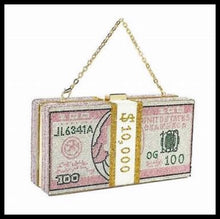 Load image into Gallery viewer, JBC Money Bag Bling Purse
