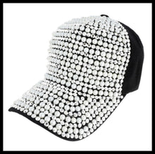 Load image into Gallery viewer, Half Studded Pearl Hat
