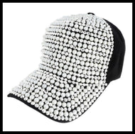 Half Studded Pearl Hat