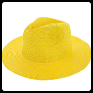 Floppy Straw Fedora Hat